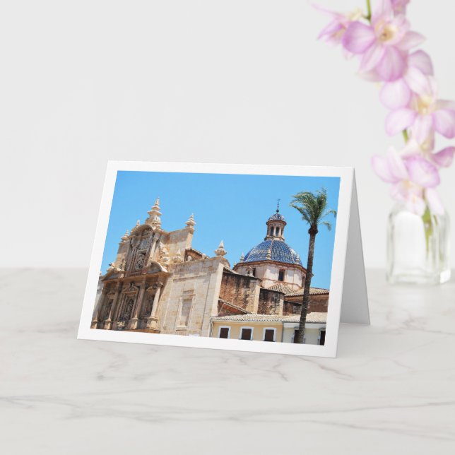 Cartão Igreja da Assunção de Nossa Senhora, Lliria (Orquídea)