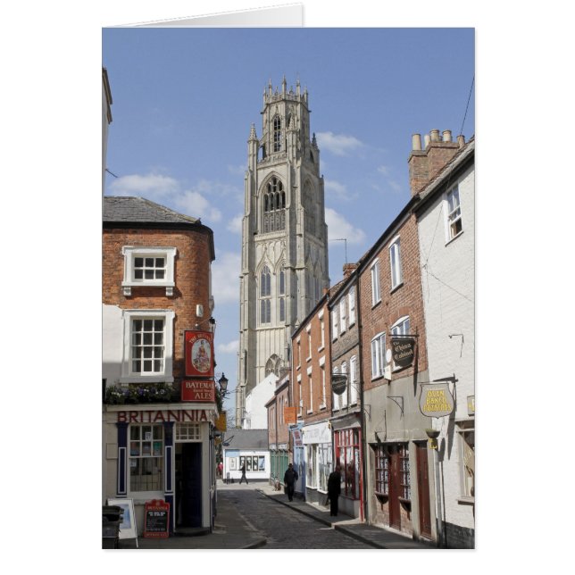 Cartão Igreja da rua Botolph (Frente)