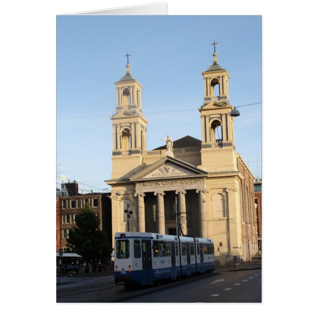 Cartão Igreja de Mozes e Aäron, Amesterdã (Frente)