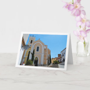 Cartão Igreja de Santa Catalina Mártir em Vilamarxant, Es