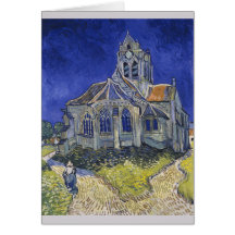 Igreja em Auvers-sur-Oise por Vincent Van Gogh