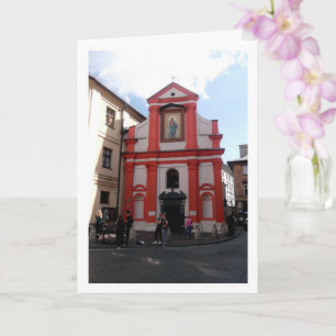Cartão Igreja Em Cracóvia, Polônia