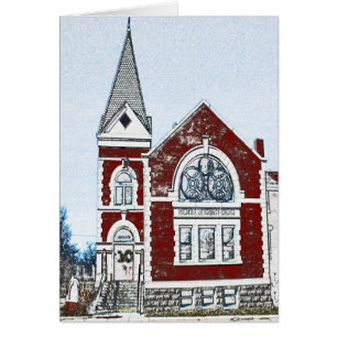 Cartão Igreja metodista central - Rogers, AR