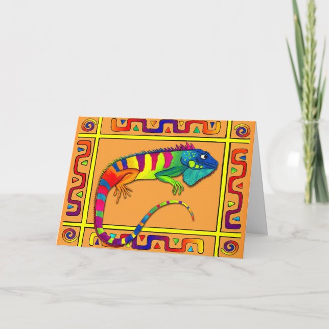 Cartão Iguana  (Frente)