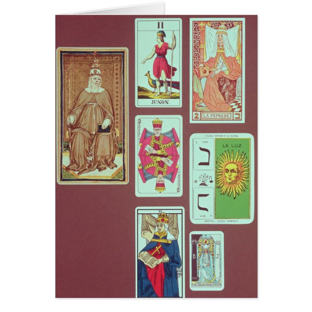 Cartão II a sacerdotisa alta (Frente)