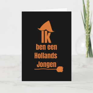 Cartão Ik ben een Hollands Jongen - I Am A Dutch Boy