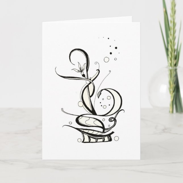 Cartão Ikebana (Frente)