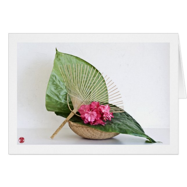Cartão Ikebana-054 (Frente Horizontal)