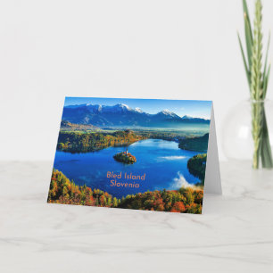 Cartão Ilha de Bled, Eslovênia
