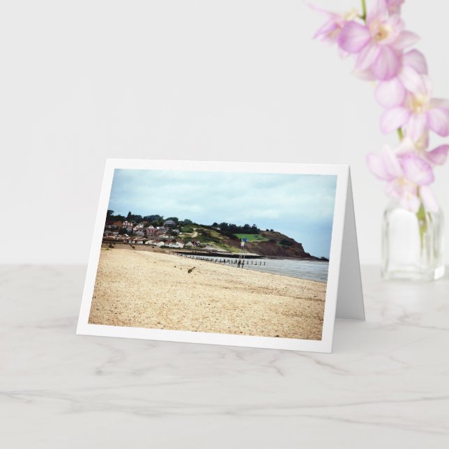 Cartão Ilha de Sheppey Praia de Leysdown-on-Sea Vila (Orquídea)