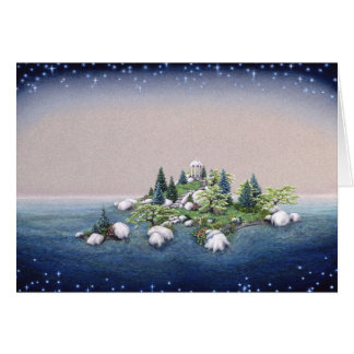 Cartão Ilha do jardim, por Darlene P. Coltrain