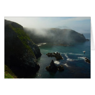 Cartão Ilha Foggy Anacapa nas Ilhas do Canal