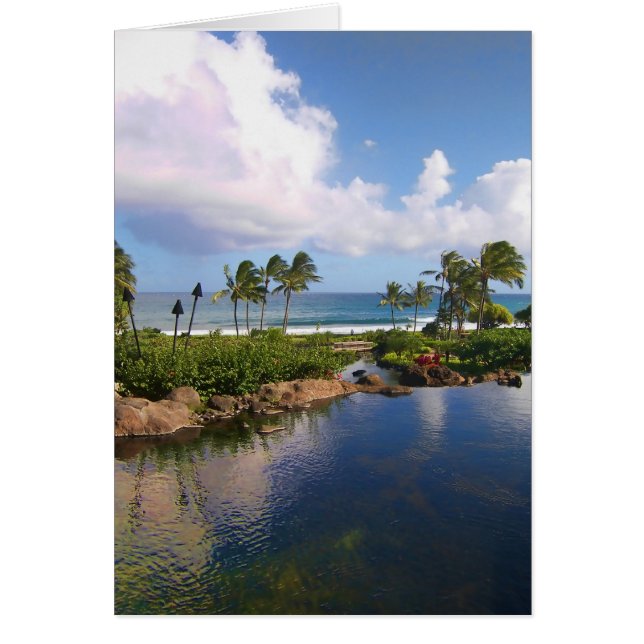 Cartão Ilha Kauai (Frente)