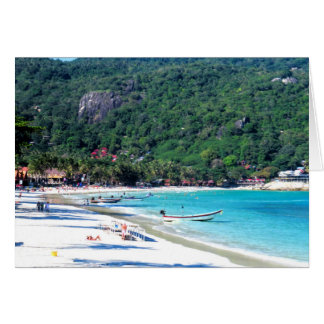 Cartão Ilha Koh Phangan Tailândia