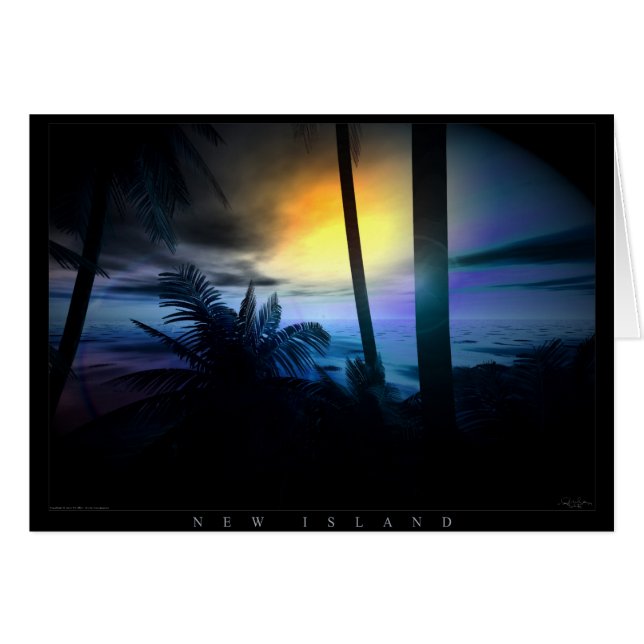 Cartão Ilha nova (Frente Horizontal)