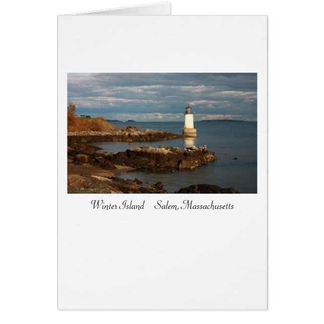Cartão Ilha Winter (Frente)