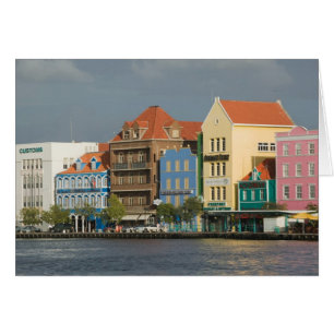 Cartão Ilhas ABC, CURACAO, Willemstad: Frente Marítima 2