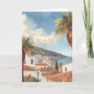 Cartão Ilhas Baleares Viagem Francesa Vintage