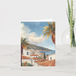 Cartão Ilhas Baleares Viagem Francesa Vintage
