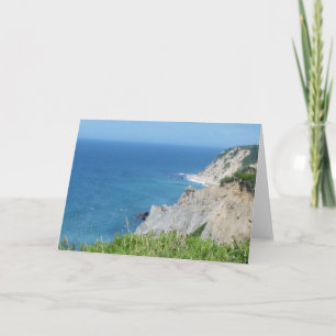 Cartão Ilhas Block Bluffs - Ilha Block, Rhode Island