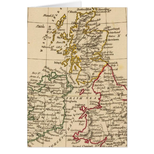 Cartão Ilhas Britânicas (Frente)