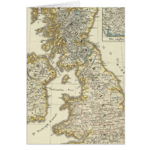 Cartão Ilhas Britânicas desde 1485