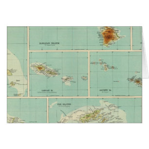 Cartão Ilhas da Oceania