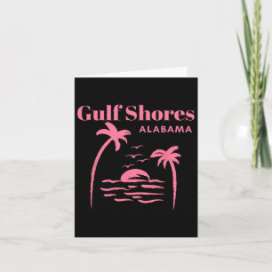 Cartão Ilhas do Golfo do Alabama