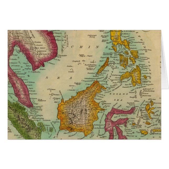 Cartão Ilhas East India (Frente Horizontal)