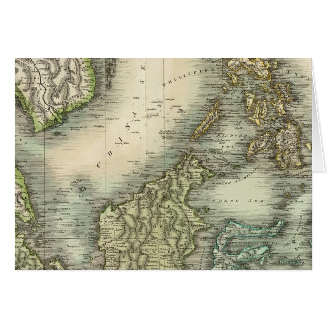 Cartão Ilhas East India 3 (Frente Horizontal)