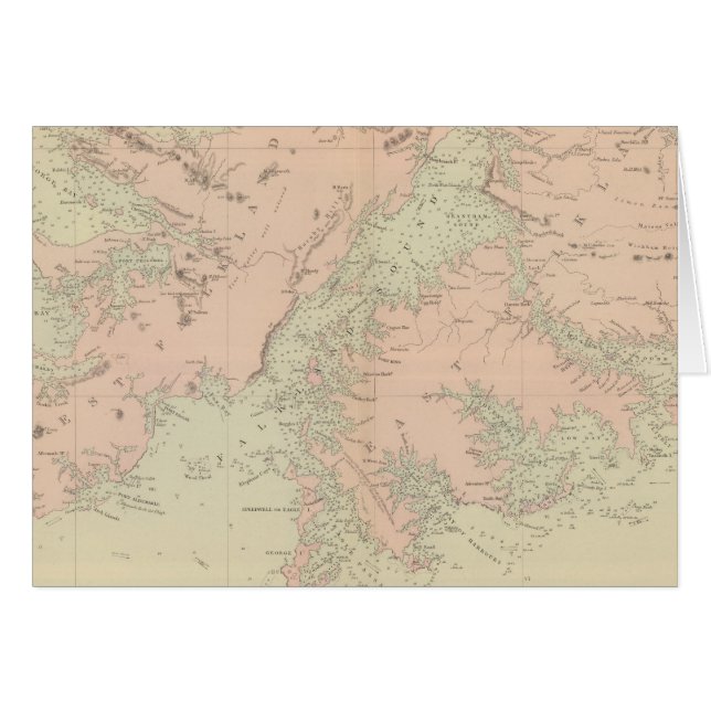 Cartão Ilhas Falkland (Frente Horizontal)