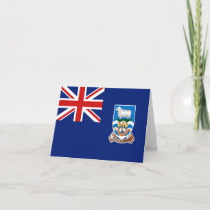 Cartão Ilhas Falkland Flag Notecard
