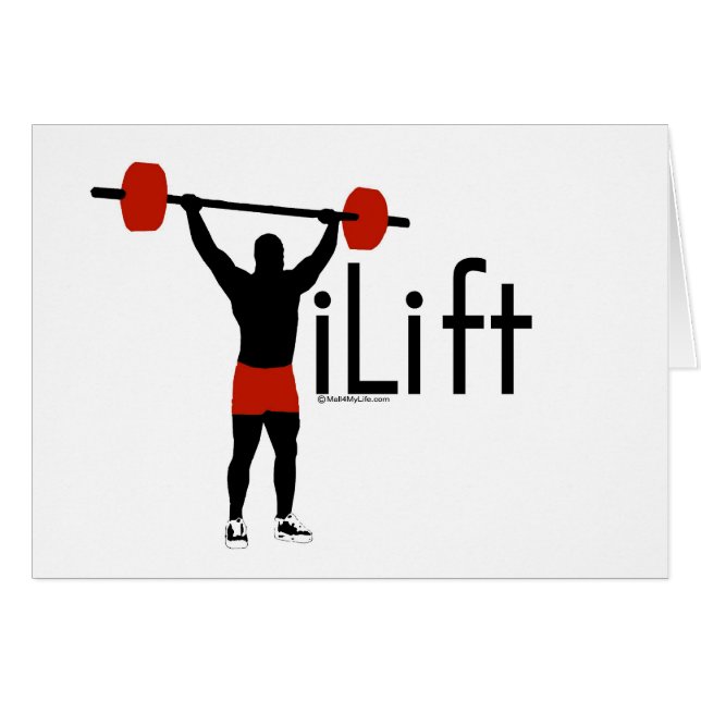 Cartão ilift - homem (Frente Horizontal)