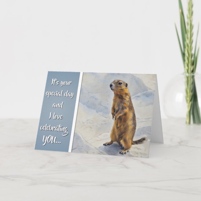 Cartão I'll Celebrate Anything - Birthday Card (Frente)