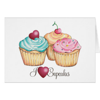 Cartão ILoveCupcakes