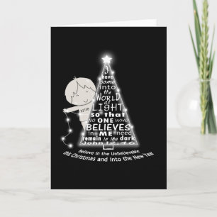 Cartão Iluminação da árvore