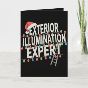 Cartão Iluminação Exterior Especialista Luzes de Natal Xm