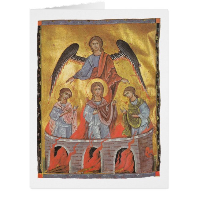 Cartão Iluminador do arménio de Toros Roslin (Frente)