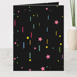 Cartão Ilumine o Dia Deles! Confetes Personalizados de An