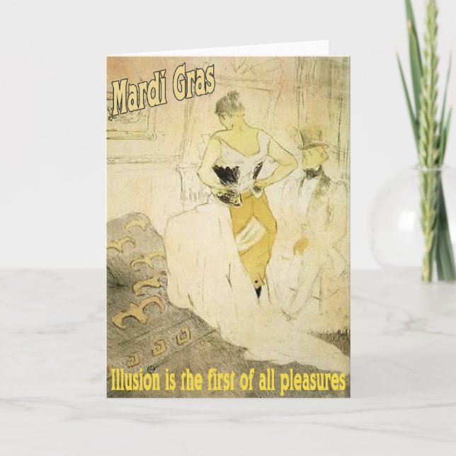 Cartão Ilusão do carnaval (Frente)