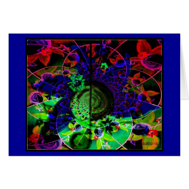 Cartão "Ilusão óptica " (Frente Horizontal)