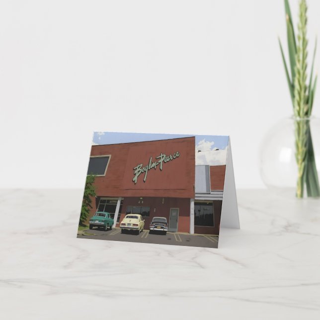 Cartão Ilustração Boylan-Pearce - Raleigh N.C. (Frente)