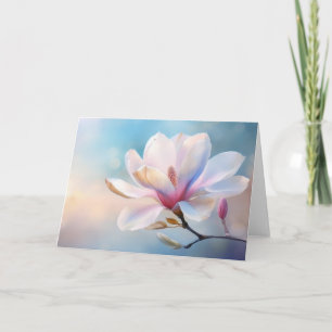 Cartão Ilustração colorida Magnolia Pastel