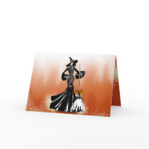 ilustração da moda das halloween em frente às cham