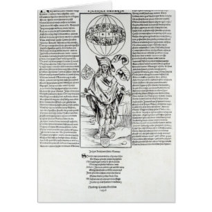 Cartão Ilustração da sífilis, 1496