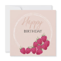 Ilustração de Aquarela Framboesa