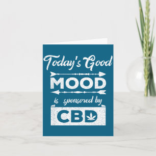 Cartão Ilustração de Cbd Patrocinada pelo Bom Humor de Ho