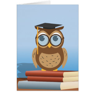 Cartão Ilustração de coruja