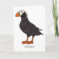 Ilustração de desenho animado de pássaros puffin t