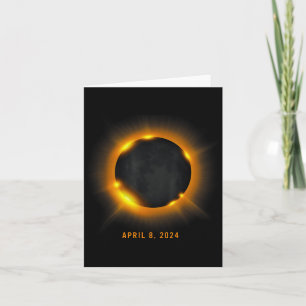 Cartão Ilustração de Eclipse Solar
